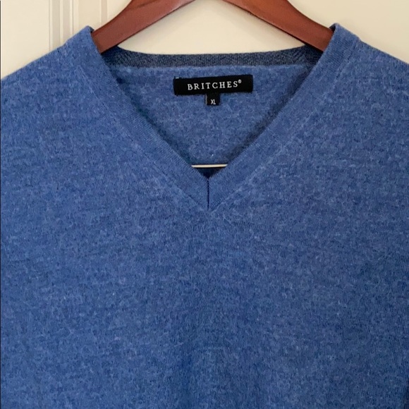 👔 BRITCHES V NECK SWEATER! 👔 - Picture 2 of 6